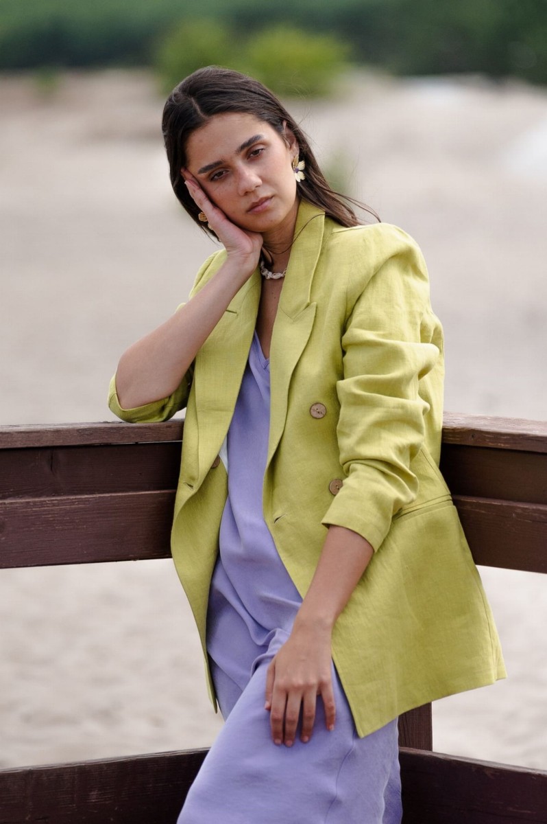 Lniana marynarka, GREEN APPLE_1.jpg