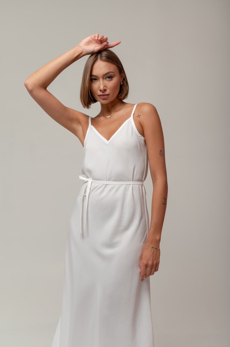 Długa sukienka w stylu bieliźnianym (slip dress), CREAMY-WHITE_4.jpg
