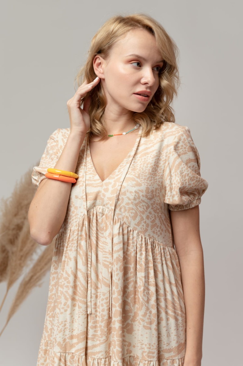 Jedwabna długa sukienka w zeberkę, PEACH ZEBRA_10.jpg