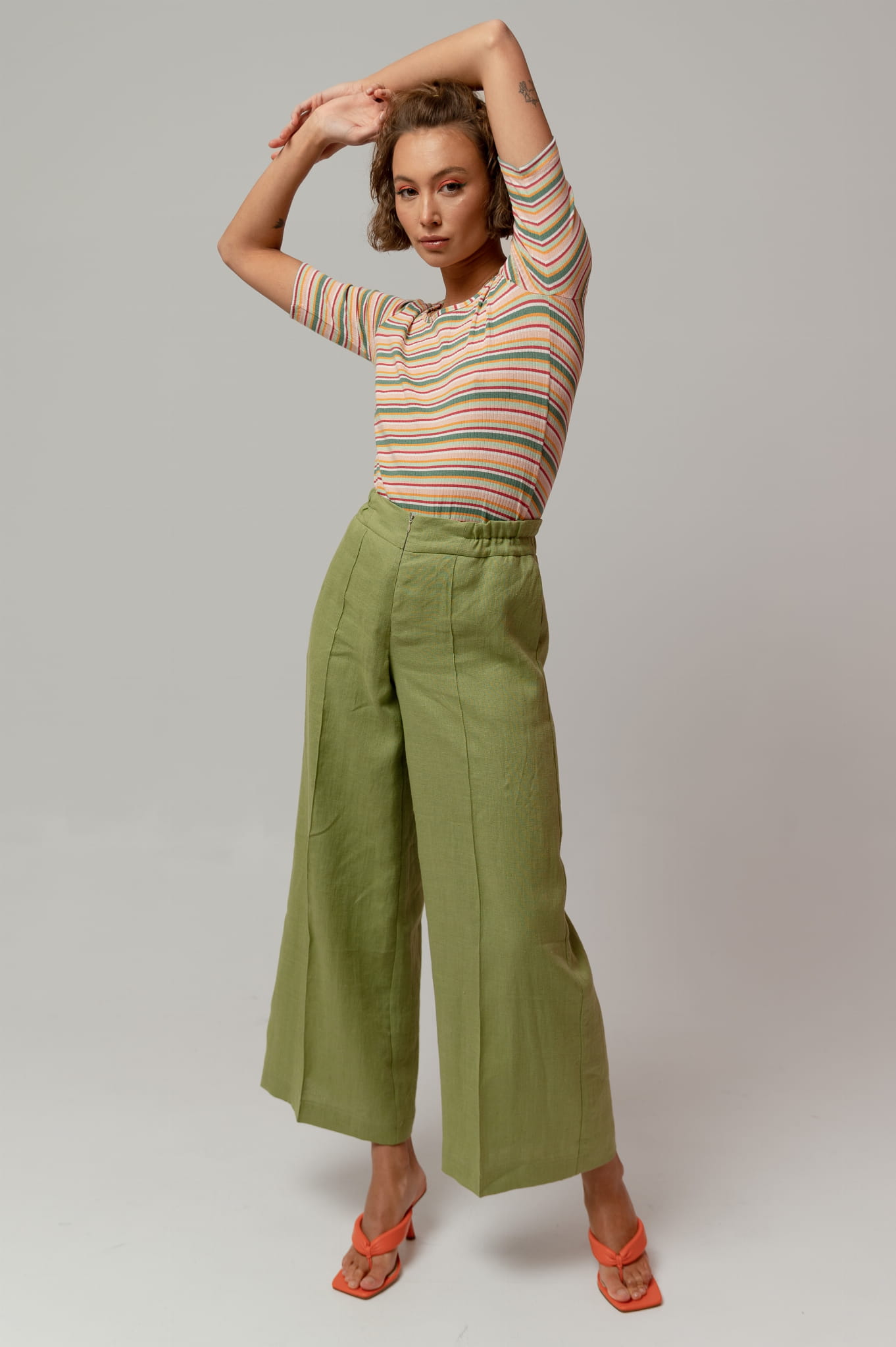 Lniane spodnie dzwony, AVOCADO_2.jpg